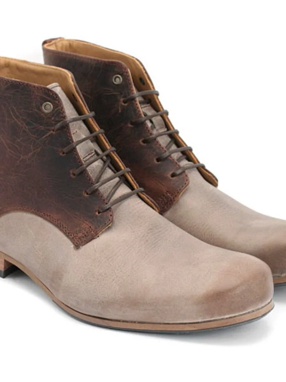 John Fluevog Radio PLR Tan Boots: Men’s 7 / Women's 9